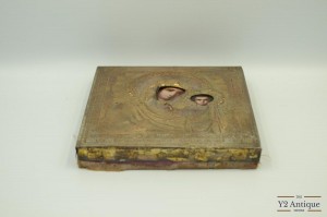 Казанська ікона Божої Матері в окладі, відомого майстра Абросімов